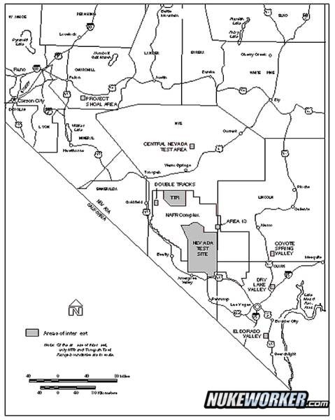 Nevada Test Site Map
Keywords: Nevada Test Site, Mercury, Nye County, Nevada NTS