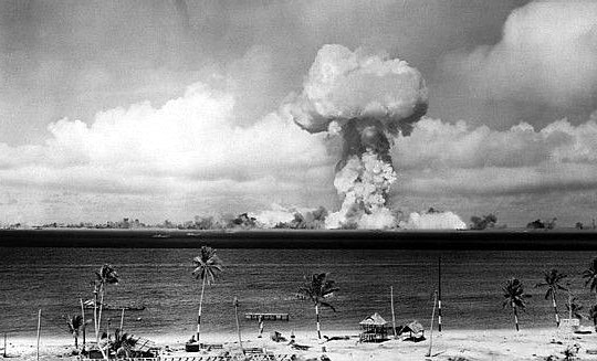 Able
Yield: 23 kilotons
Location: Bikini Atoll
Date: 30.June.1946
