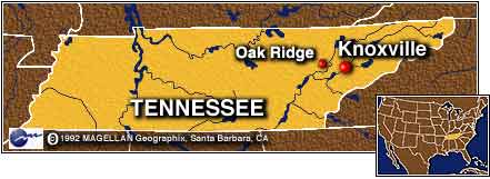 Oak Ridge Map
Keywords: Oak Ridge K-25 (ETTP)