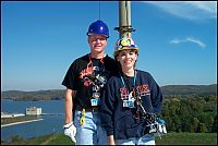 Jerry n Heather on dome.jpg