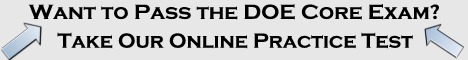 DOE's RCT CORE Practice Test