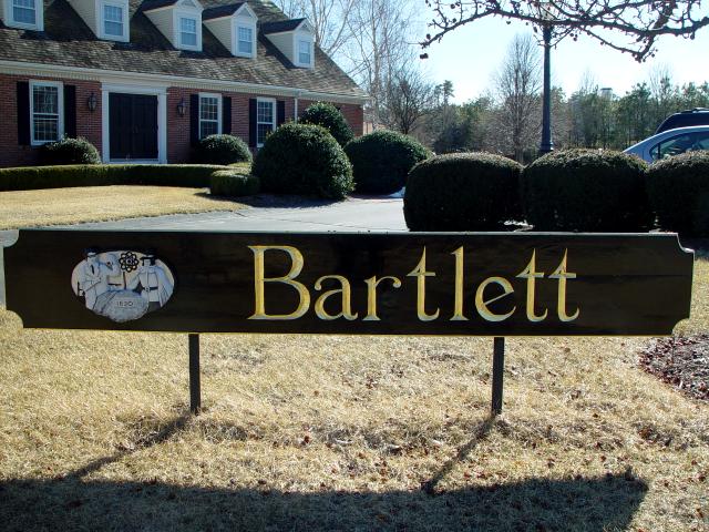 Bartlett Logo sign
Outside the Bartlett Corporate Office, Plymouth Mass
