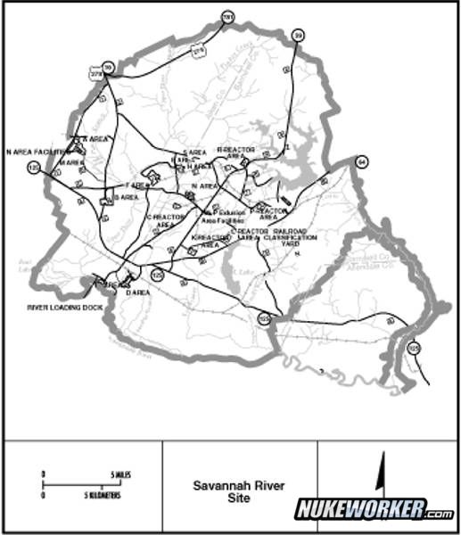 Savannah River Map
Keywords: Savannah River Site (SRS)