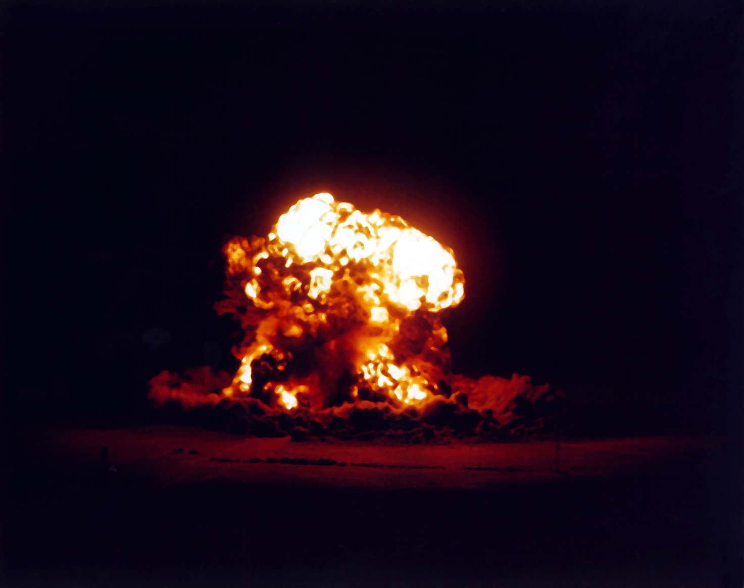 DIABLO
DIABLO was fired on July 15, 1957 at the Nevada Test Site from a 500 foot tower. It had a yield of 17 kilotons.

This was part of Operation Plumbob, number 94. 
Keywords: Nevada Test Site, Mercury, Nye County, Nevada NTS