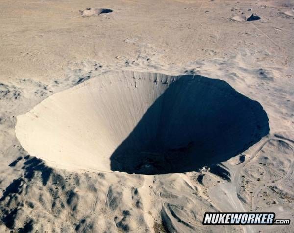 Crater at NTS
Keywords: Nevada Test Site, Mercury, Nye County, Nevada NTS