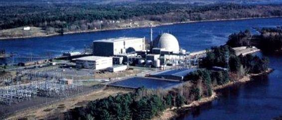 Aerial view of Yankee Maine nuclear power station.
Keywords: Maine Yankee Nuclear Power Plant (decommissioned)