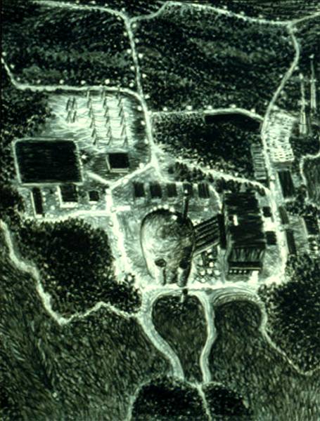 Aerial view of Yankee Maine nuclear power station.
Keywords: Maine Yankee Nuclear Power Plant (decommissioned)