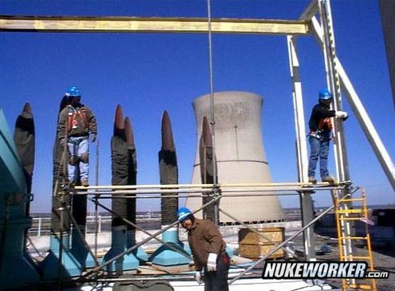 BLOWOUT STACKS - ROOF AU-1
Keywords: Davis Bessie Nuclear Power Plant