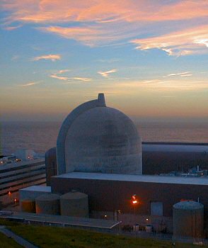 Diablo Canyon at Dusk
Photo Diablo Canyon nuclear power plant courtesy of Jim Zimmerlin of Pacific Gas & Electric Company, Avila Beach, California.
http://www.zimfamilycockers.com/DiabloCanyon.html
Keywords: Diablo Canyon Nuclear Power Plant