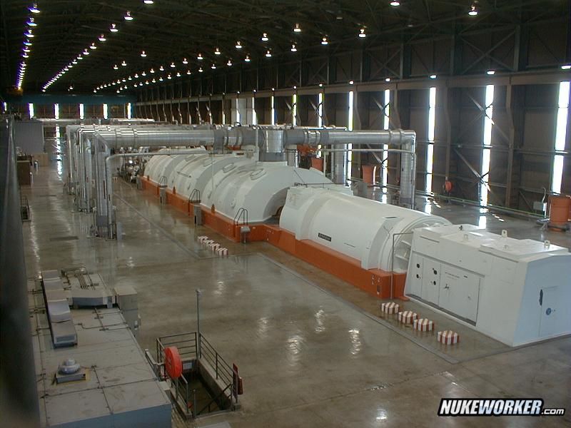 The turbine deck inside the Diablo Canyon nuclear power plant
Keywords: Diablo Canyon Nuclear Power Plant