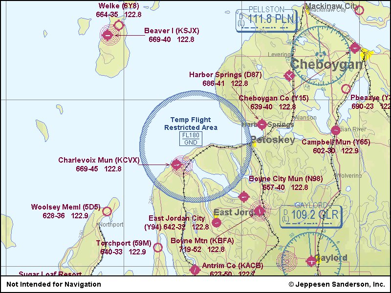 Big Rock Map
Big Rock Point - 228 miles NNW of Detroit or 262 miles NNE of Chicago (western extremity of south shore of Little Traverse Bay of Lake Michigan).
Keywords: Big Rock Point nuclear plant near Charlevoix, Mich