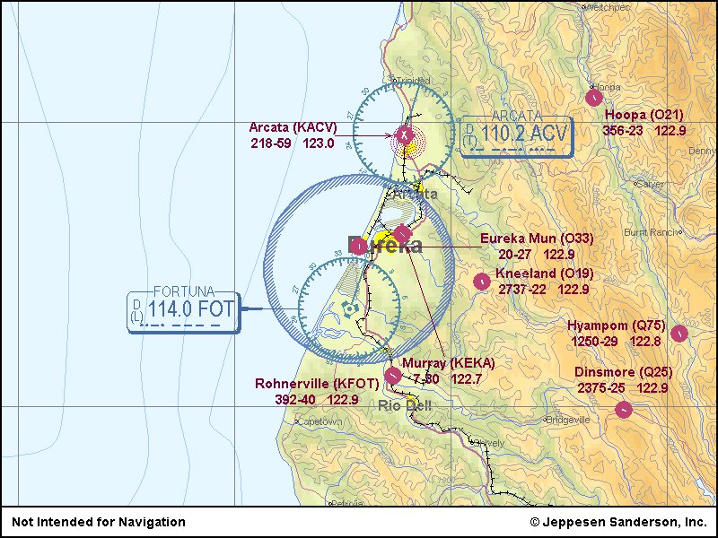 Humboldt Bay Map
FAA has issued a NOTAM (FDC 1/1980) prohibiting all General Aviation flights within a 10 nautical mile radius and below 18,000 feet of numerous nuclear sites throughout the United States.
Keywords: Humboldt Bay nuclear power plant south of Eureka