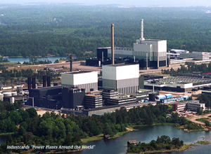 Oskarshamn
Operator: OKG AB
Configuration: 1 X 465 MW, 1 X 635 MW, 1 X 1,200 MW BWR
Operation: 1972-1985
Reactor supplier: ASEA
T/G supplier: BBC
