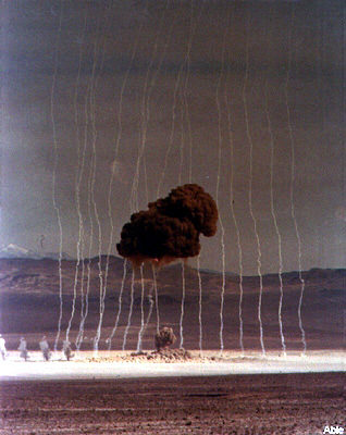 Able
Yield: 1 kilotons
Location: Nevada Test Site
Date: 27.Jan.1951 or 1.Apr.1952
