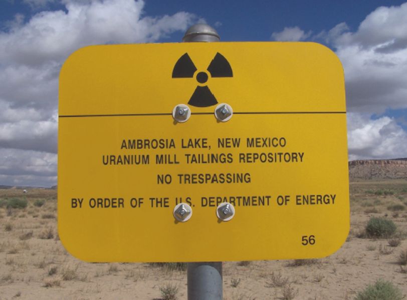 Ambrosia Lake Sign
