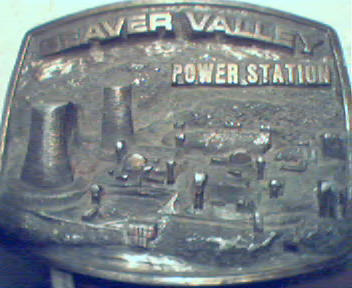 Belt Buckle
This Belt Buckle has had some use, Made of bronze in USA by Classic Buckles Unlimited with their phone number imprinted! Also describes plant.
Keywords: Beaver Valley
