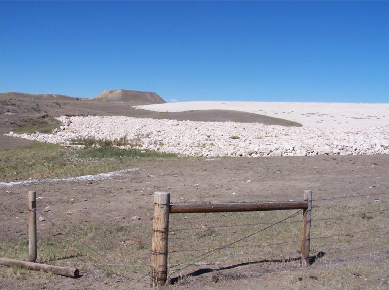 Outlet of the Edgemont drainage channel.
