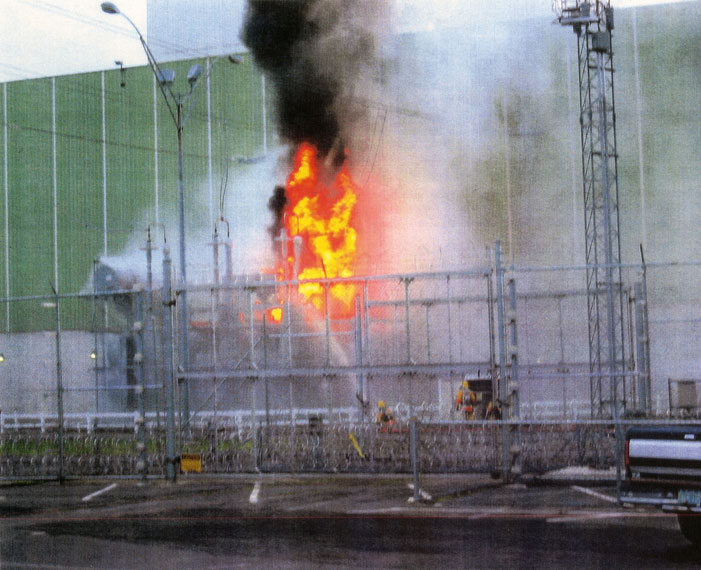 Transformer Fire
June 18, 2004 - Transformer Fire at Vermont Yankee
