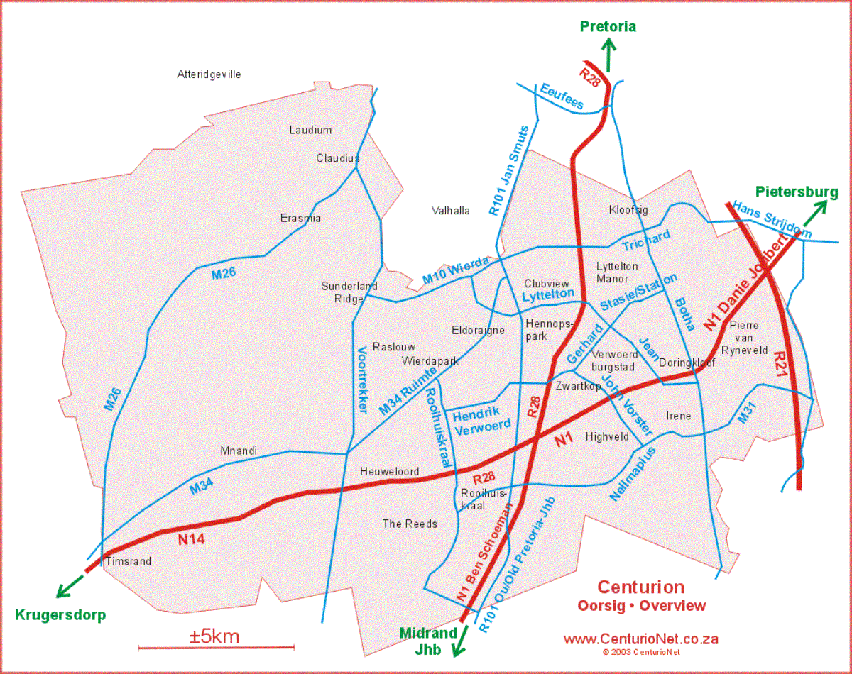 Map of Centurion
Keywords: PBMR