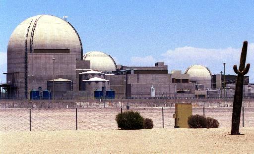 Palo Verde Nuclear Generating Station
View of the Palo Verde Nuclear Generating Station, the nation's largest nuclear power plant spread over 4,050 acres near the town of Wintersburg, 55 miles west of downtown Phoenix on Thursday, June 17, 1999. To some, it's a three-headed concrete dinosaur in the desert headed for ultimate extinction. Others call it a model of efficiency whose time finally has arrived.
Keywords: Palo Verde Nuclear Generating Station