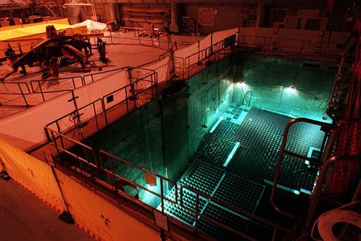 Duane Arnold Nuclear Power Plant
The spent fuel pool at the Duane Arnold Energy Center in Palo, Iowa, is seen in this 1995 file photo. The Duane Arnold Energy Center, Iowa's only nuclear plant, was taken out of service on Sunday, May 19, 2002, to repair condenser tubes in the circulating water system. The plant generates 580 megawatts of electricity, enough to serve an estimated 432,000 homes.
Keywords: Duane Arnold Nuclear Power Plant