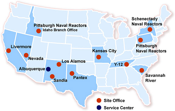 NNSA Site Offices
