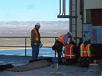 Measuring 109N roof.  March 2009