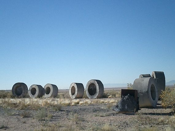 Radhenge
Huge concrete crucibles used for melting "stuff"
Keywords: Sandia National Lab SNL