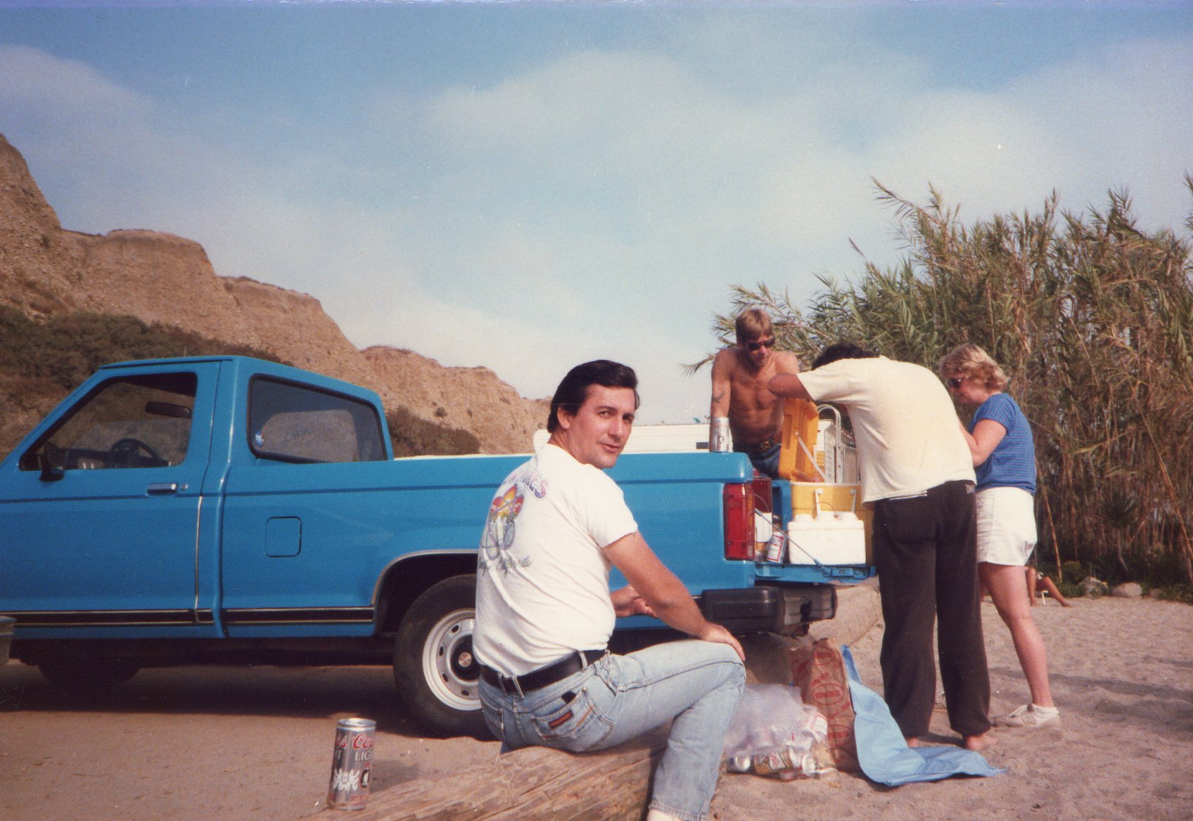 Miss you Scott
Scott Crownover at San Onofre state beach after dayshift. ~1986
