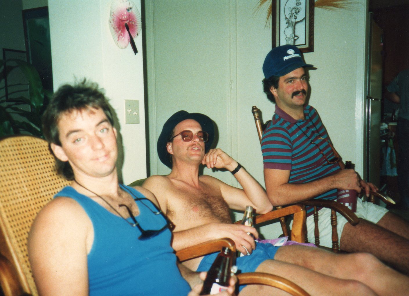 Party at Adler's house ~1986
Me and the Burkett brothers
