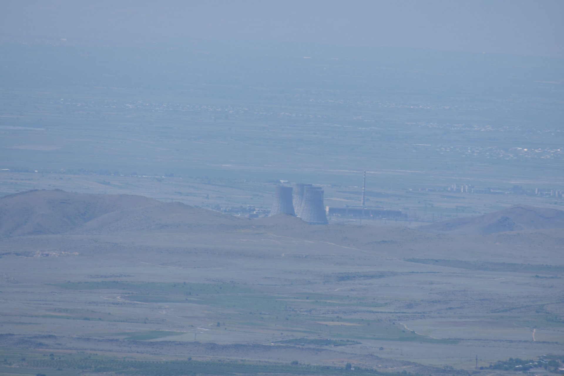 Armenian Nuclear Power Plant from Aragats
Keywords: Armenia