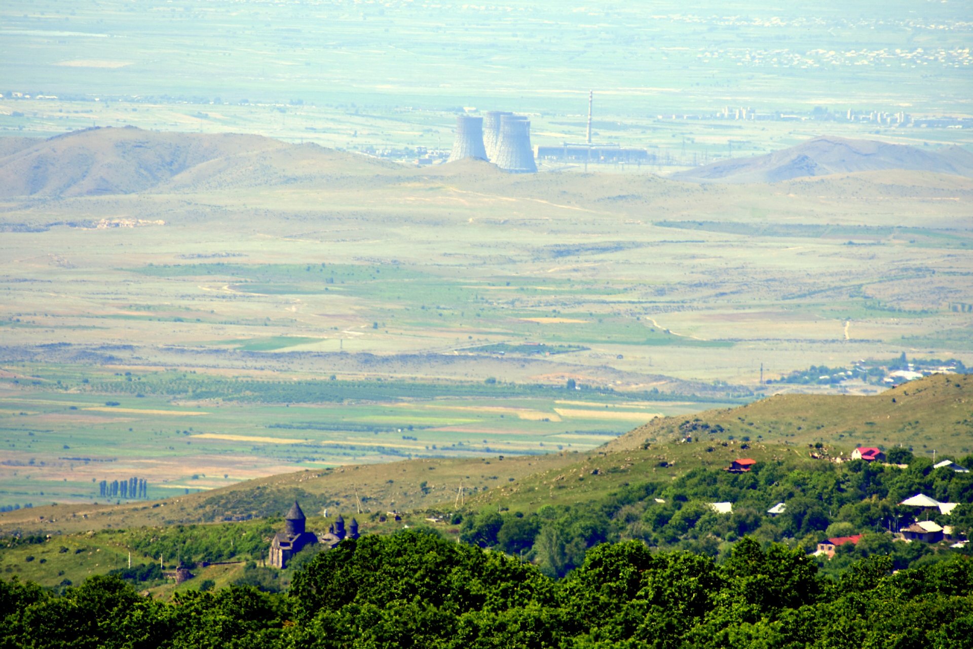 Click to view full size image
==============
Tegher Monastery and Armenian NPP
Keywords: Armenia Tegher Monastery and Armenian NPP
Keywords: Armenia