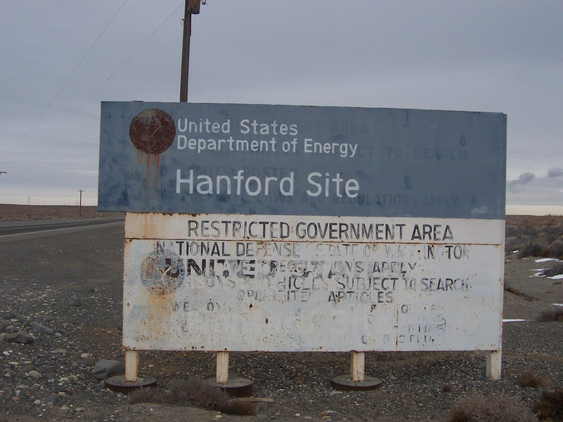 Click to view full size image
==============
Hanford Site welcome
Keywords: Hanford Hanford Site welcome
Keywords: Hanford