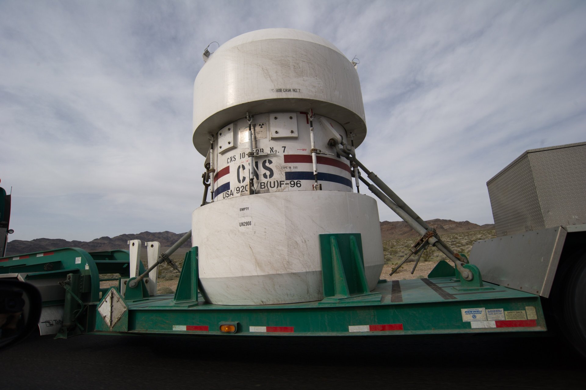Nuclear waste container 2010 nevada
Keywords: Nevada Test Site (NTS)