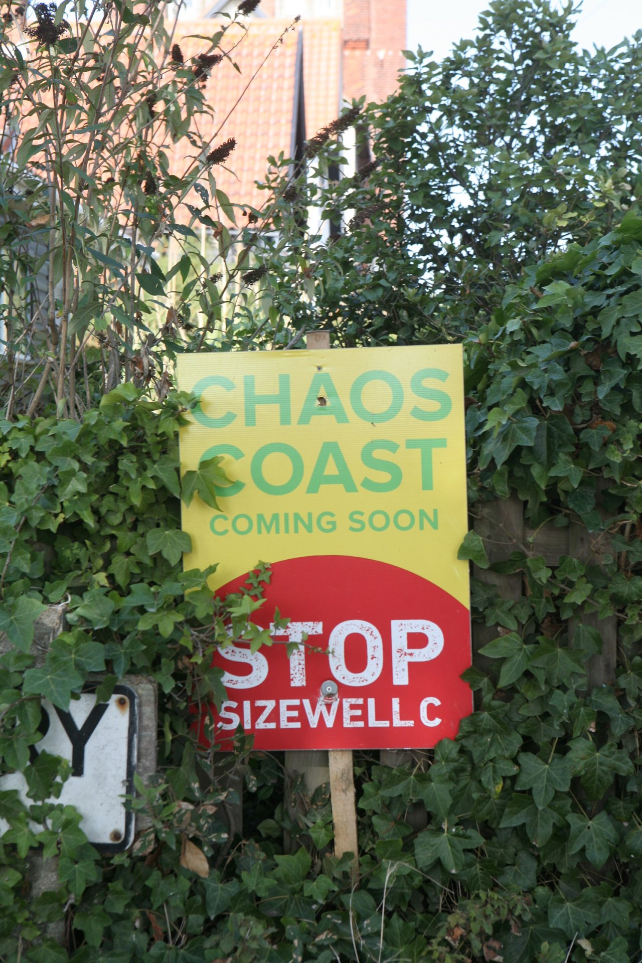 Sizewell C protest sign
Keywords: Sizewell