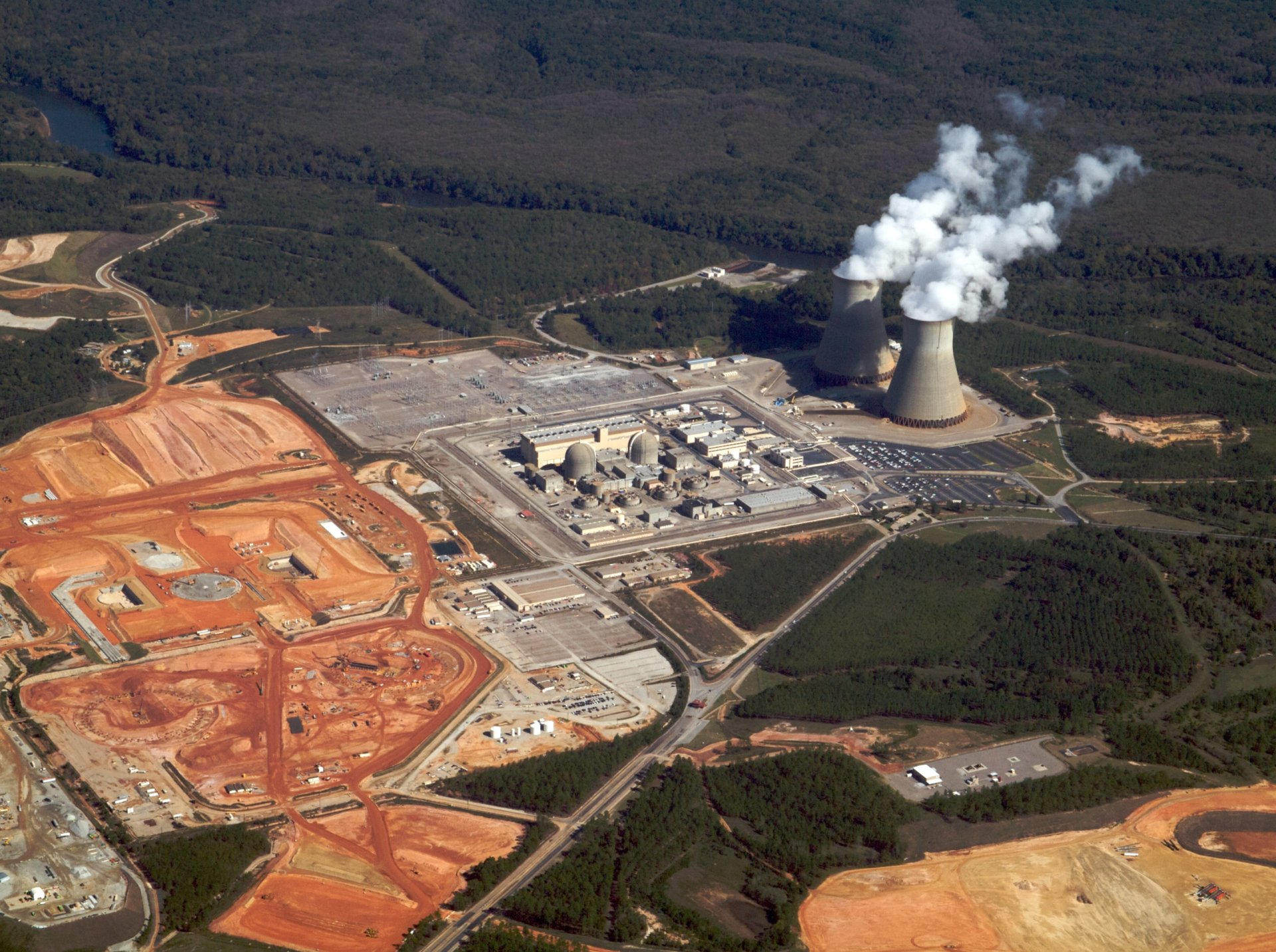 Click to view full size image
==============
Construction at Vogtle Nuclear Plant
Keywords: Vogtle Construction at Vogtle Nuclear Plant
Keywords: Vogtle