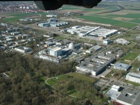 FRM II aerial view of the surrounding campus
