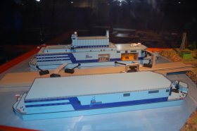Pevek floating power plant scale model
