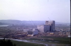 Wuergassen plant and town in a 1970 view